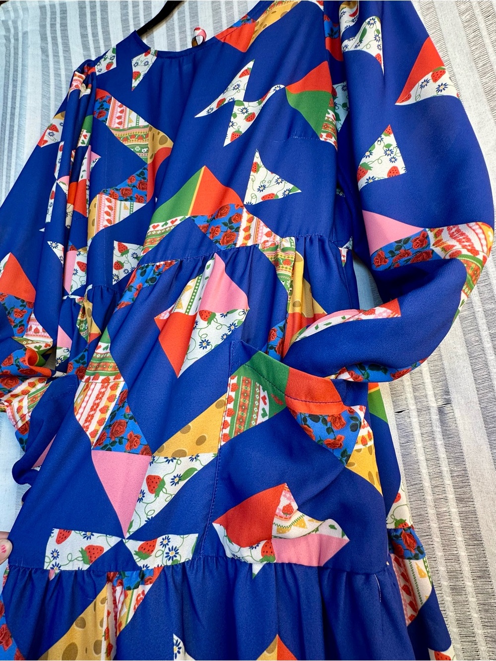 Lisa Says Gah Maxine Midi Dress Alpine Quilt - Picture 7 of 12